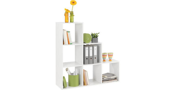 REGALELEMENT Weiß - Weiß, Basics, Holzwerkstoff (112/114/35cm) - Carryhome