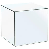 COUCHTISCH in Glas, Holzwerkstoff  - Klar, Design, Glas/Holzwerkstoff (40/40/40cm) - MID.YOU