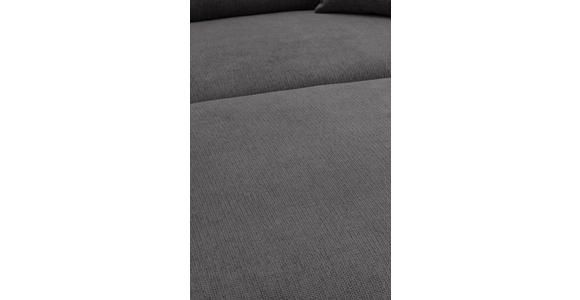 ECKSOFA  in Webstoff Taupe  304/196 cm  - Taupe/Schwarz, KONVENTIONELL, Textil/Metall (304/196cm) - Hom`in