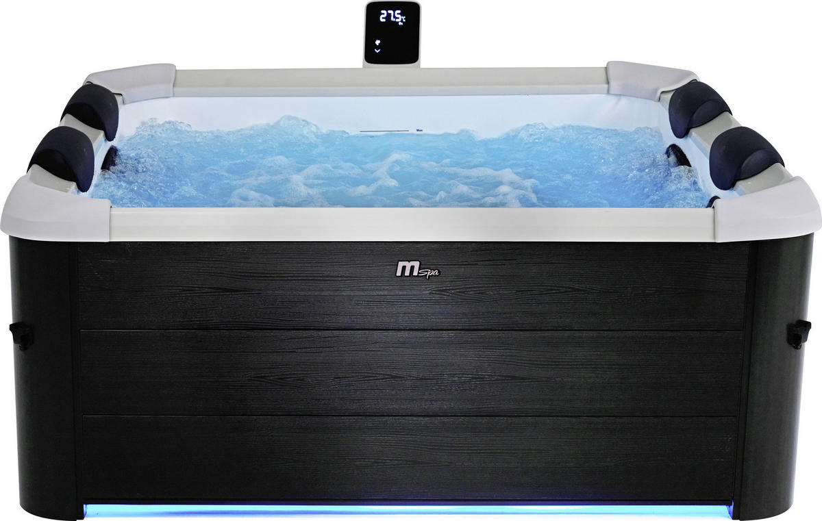 WHIRLPOOL MSPA F-OS063W 160/160/65 cm  - Grau, Trend, Kunststoff (160/160/65cm)