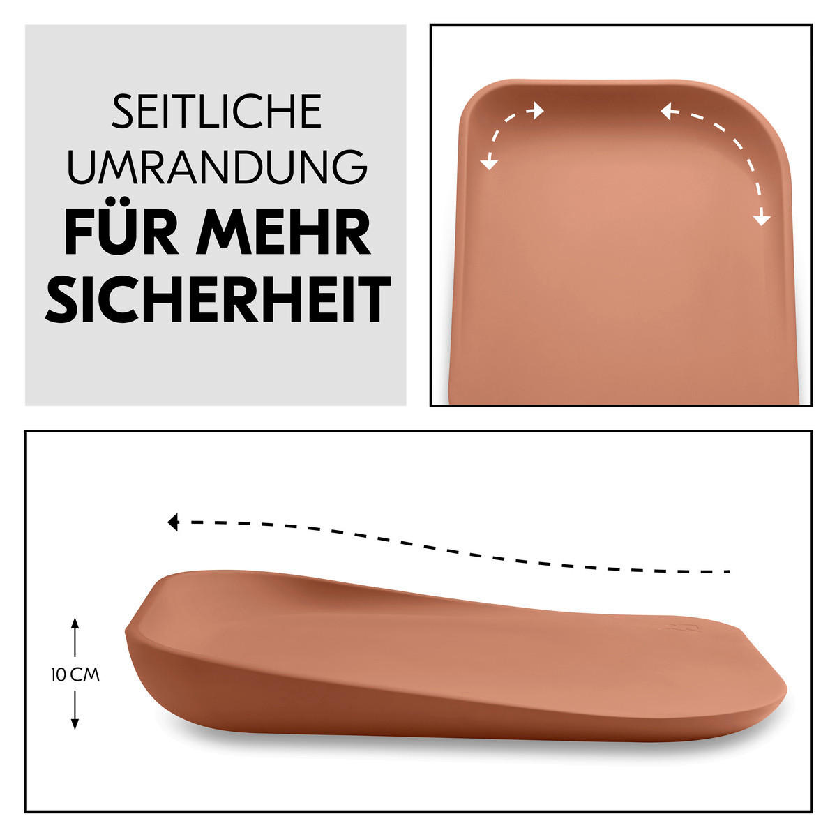 WICKELAUFLAGE - Terracotta, Basics (50/10/70cm) - Hauck