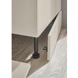 KÜCHENLEERBLOCK   in Kaschmir  - Kaschmir/Schwarz, Basics, Holzwerkstoff/Metall (220/211/60cm) - Xora