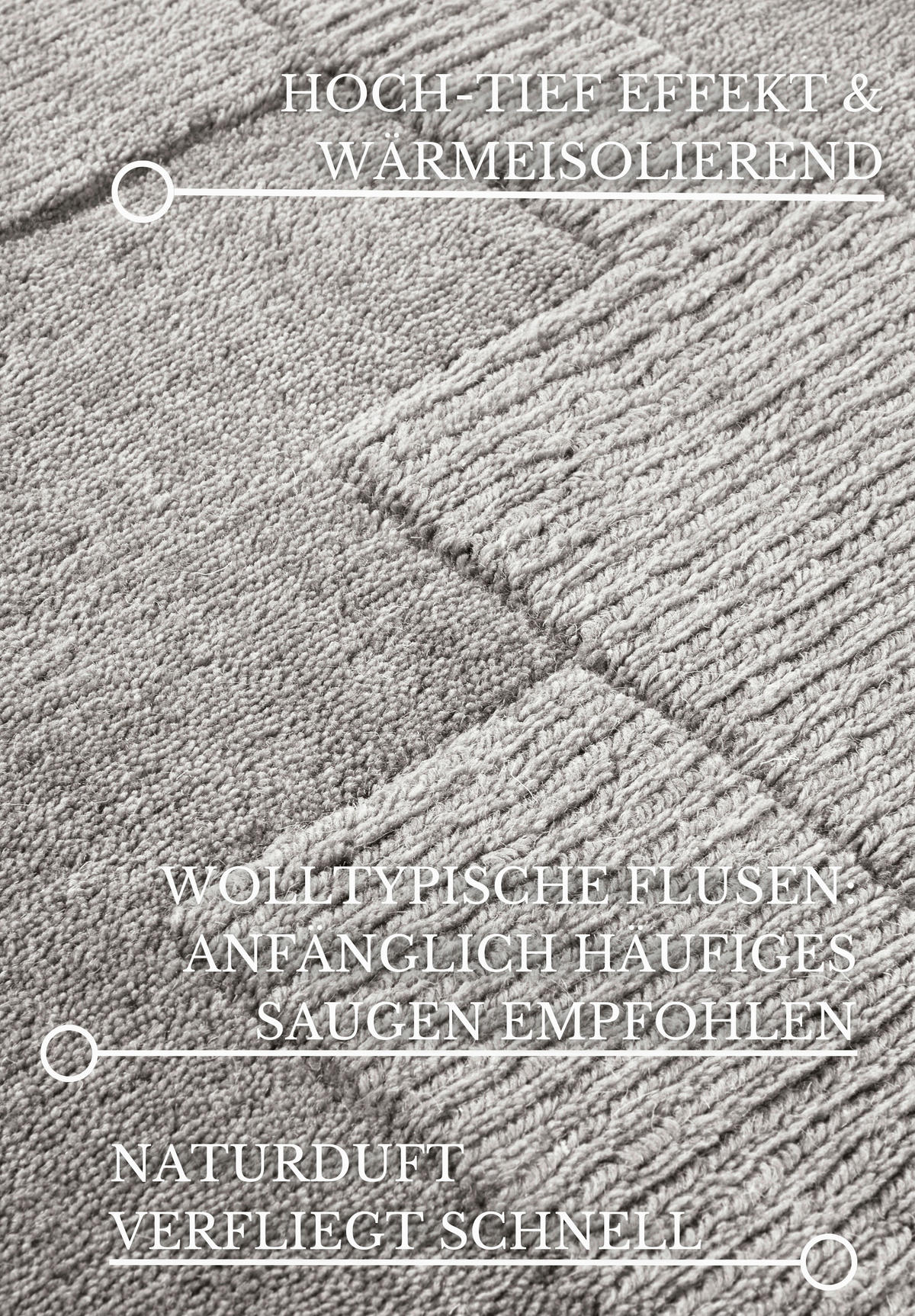 HANDWEBTEPPICH 160/230 cm Kollektion 1906 Grau  - Grau, Basics, Textil (160/230cm) - Villeroy & Boch