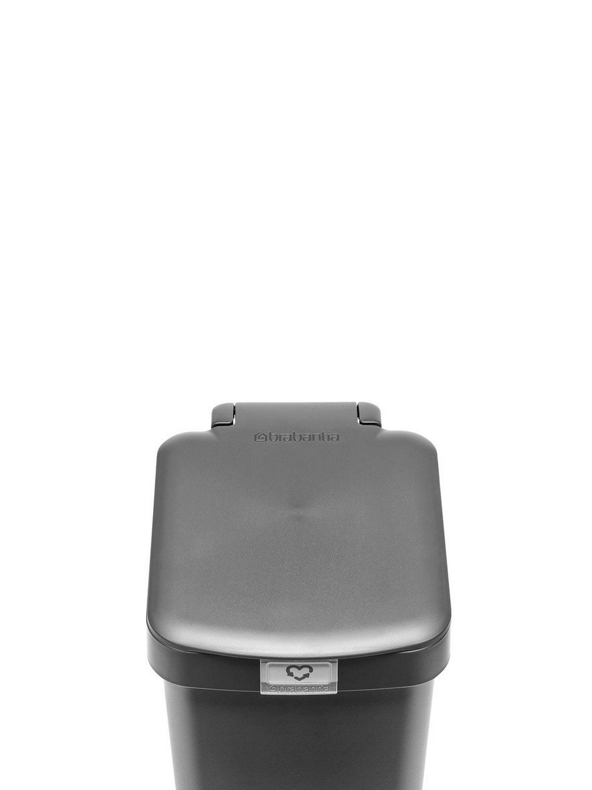 KOŠ ZA SMETI - temno siva, Basics, umetna masa (20.3/38.1/26.5cm) - Brabantia