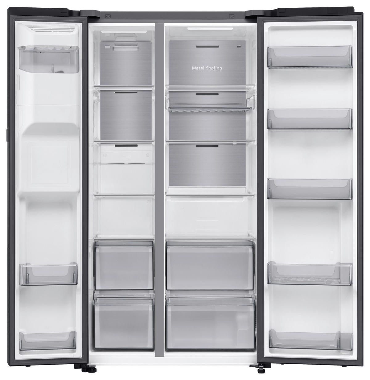 SIDE-BY-SIDE 91,2/178,4/72,6 cm RS90F64EDFEF  - Schwarz, Basics, Glas/Kunststoff (91,2/178,4/72,6cm) - Samsung