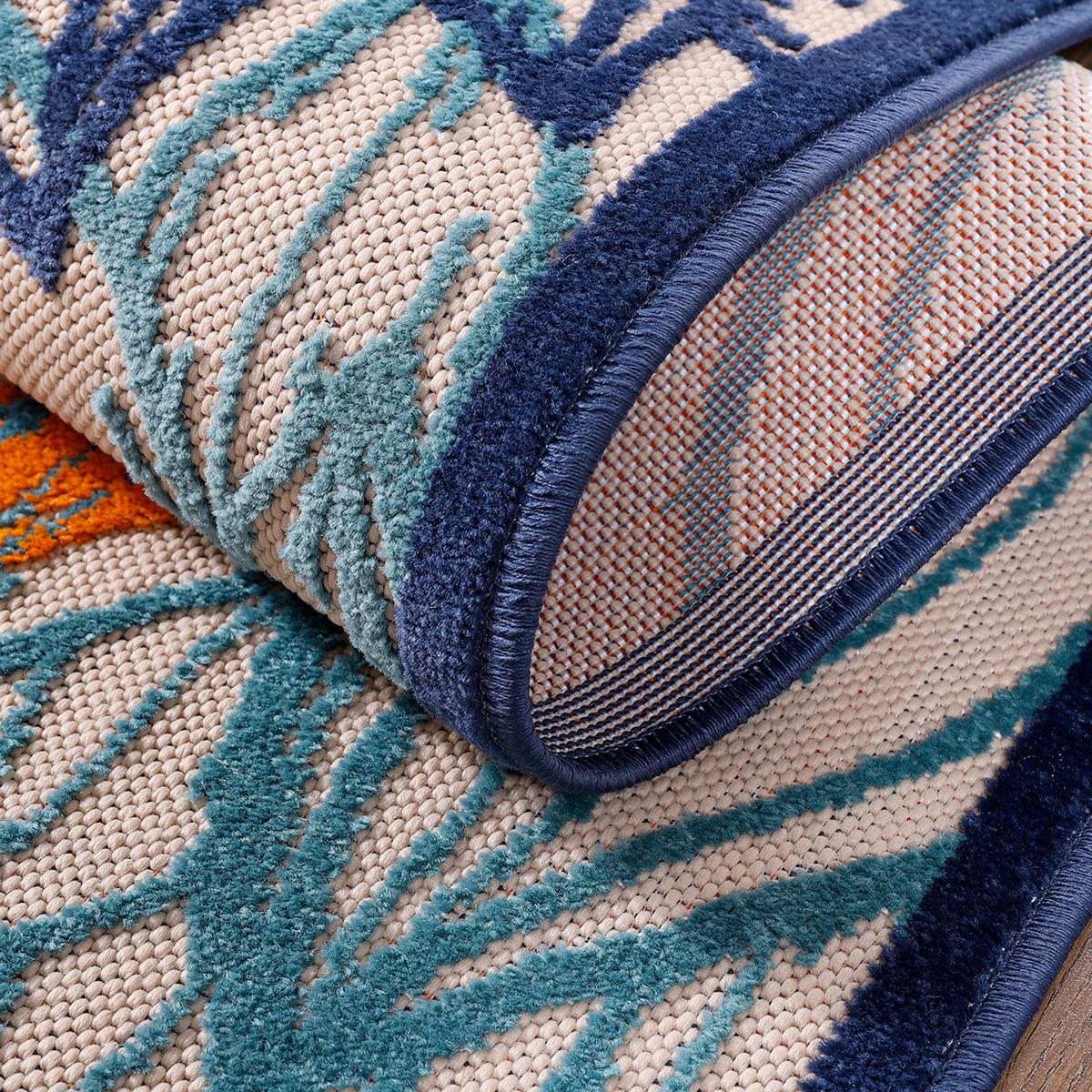 STAZA 80/200 cm   višebojno, bijela  Floral  - bijela/višebojno, Lifestyle, tekstil/plastika (80/200cm)