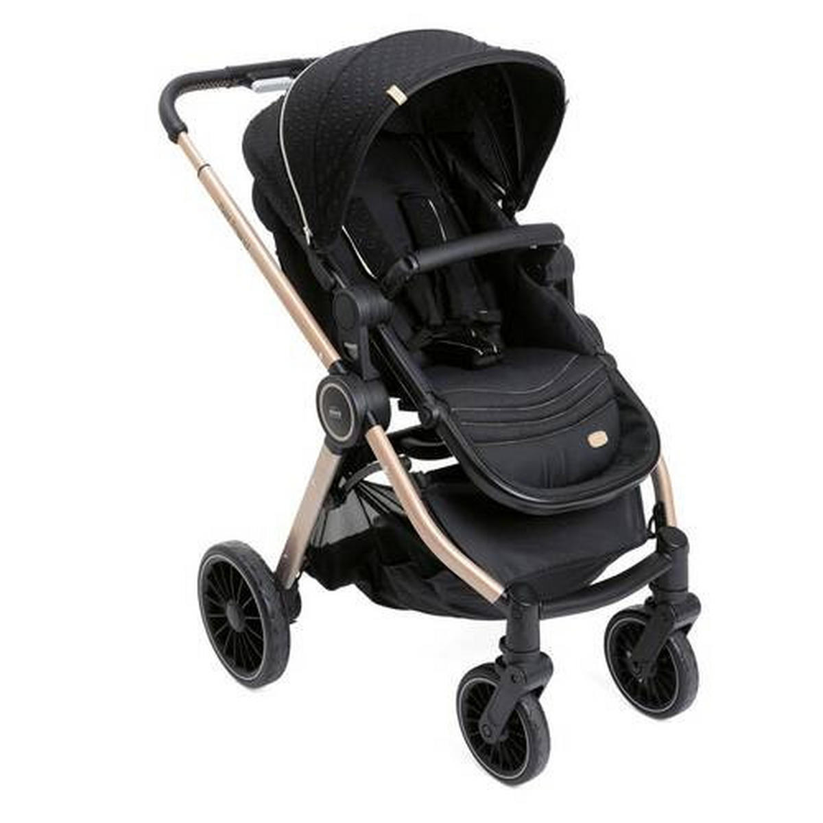 KINDERWAGEN  BEST FRIEND PRO  Black Re Lux  - Schwarz, Basics, Textil/Metall (60/95/106cm) - Chicco