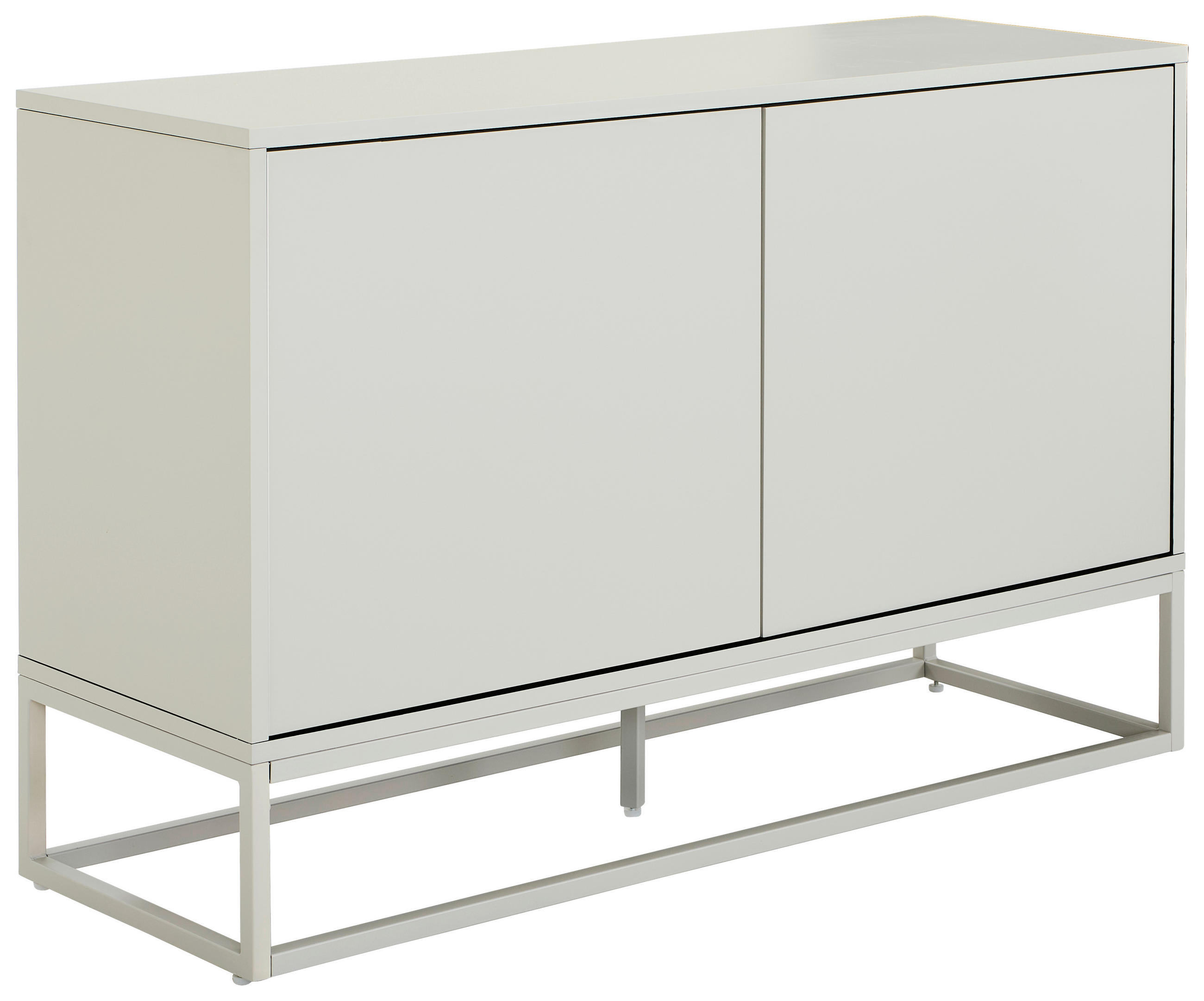SIDEBOARD Libreville 120/76/40 cm  - Kaschmir/Weiß, Design, Holzwerkstoff/Metall (120/76/40cm) - MID.YOU