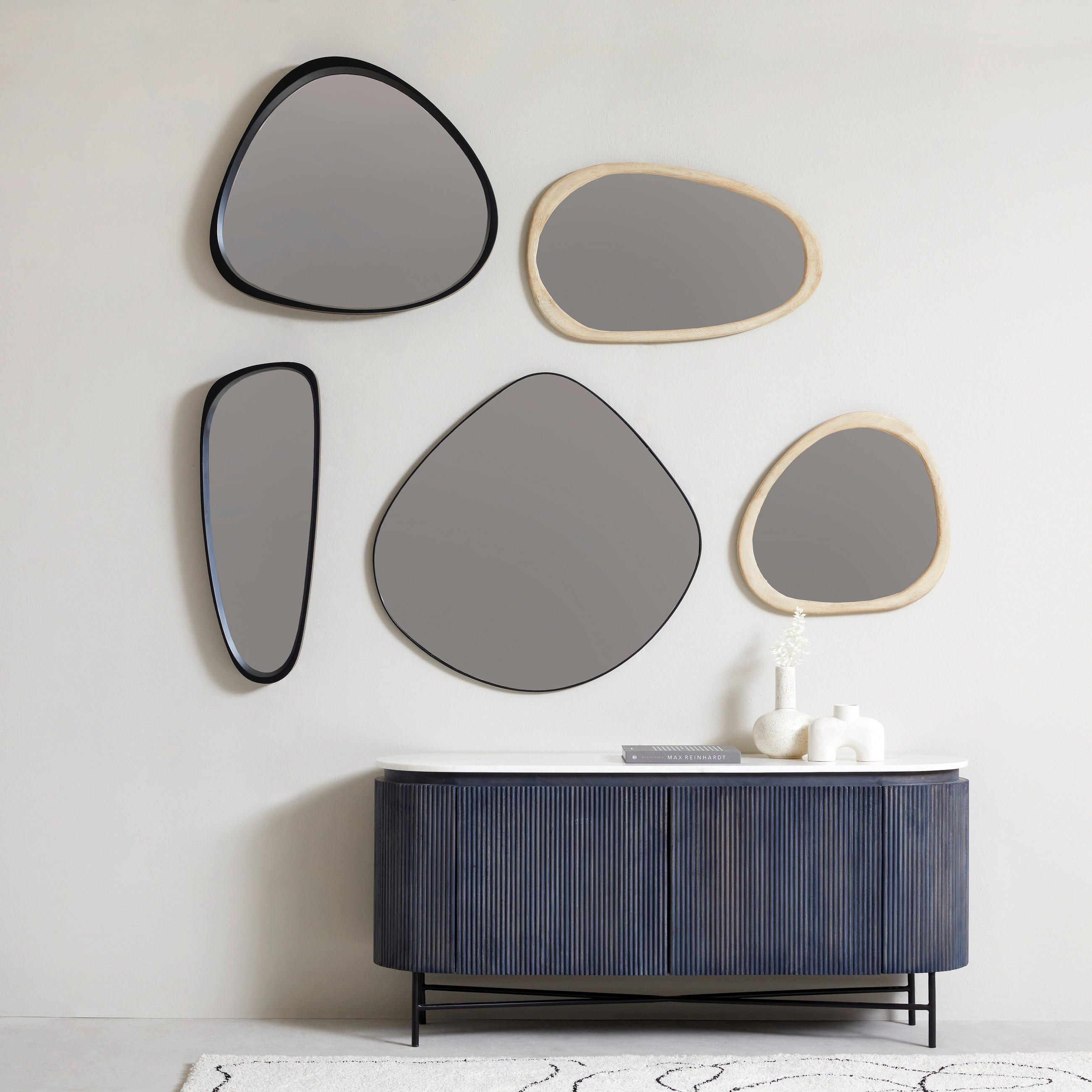 SIDEBOARD  in 160/75/45 cm  - Anthrazit/Schwarz, Trend, Holz/Holzwerkstoff (160/75/45cm) - Kare-Design