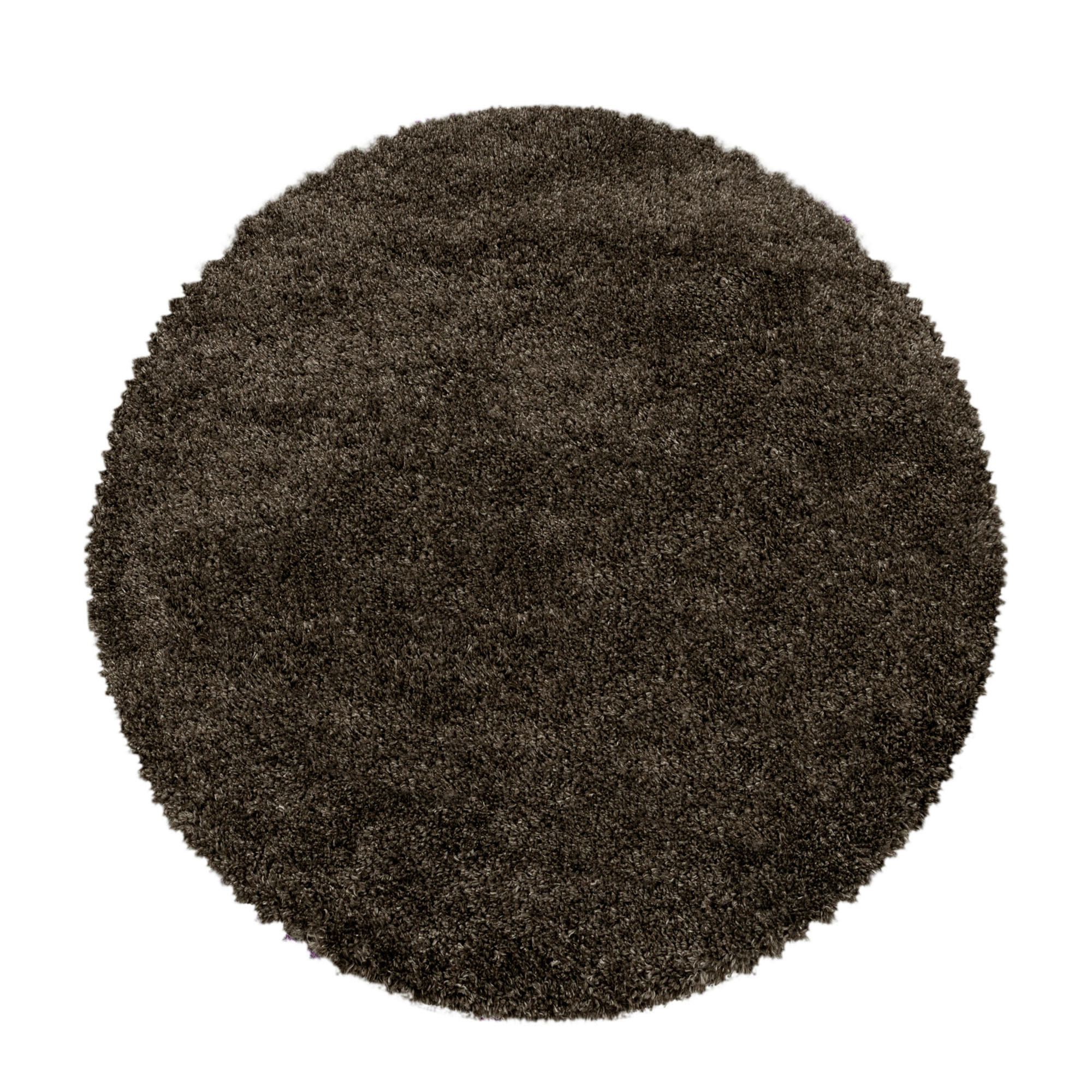 HOCHFLORTEPPICH 120 cm Fluffy 3500 Braun Braun  - Braun, Basics, Textil (120cm)