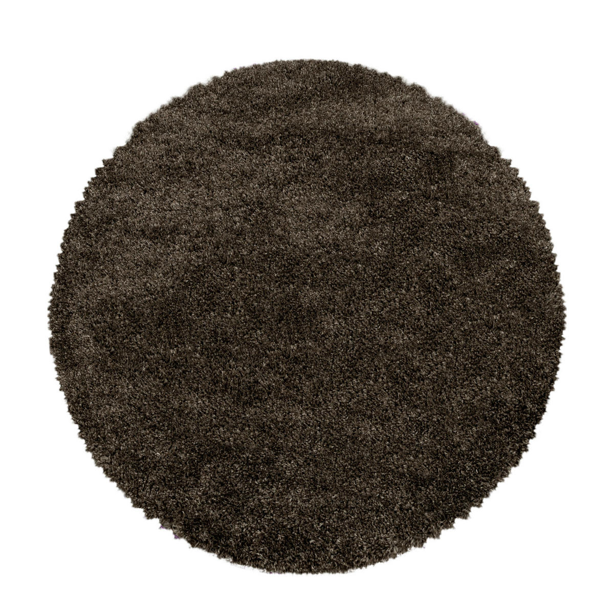 HOCHFLORTEPPICH 120 cm Fluffy 3500 Braun Braun  - Braun, Basics, Textil (120cm)