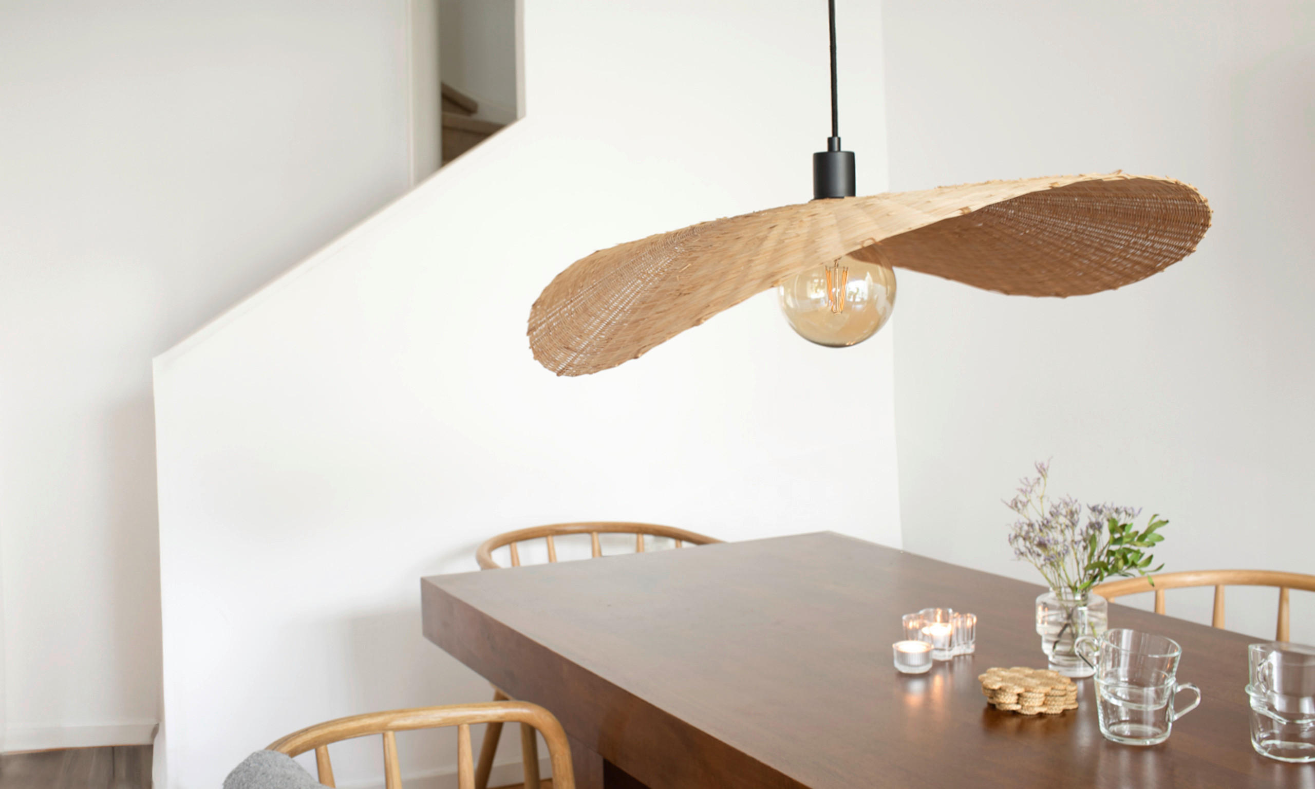 HÄNGELEUCHTE 70/10 cm   - Naturfarben, Basics, Naturmaterialien/Metall (70/10cm) - Markslöjd
