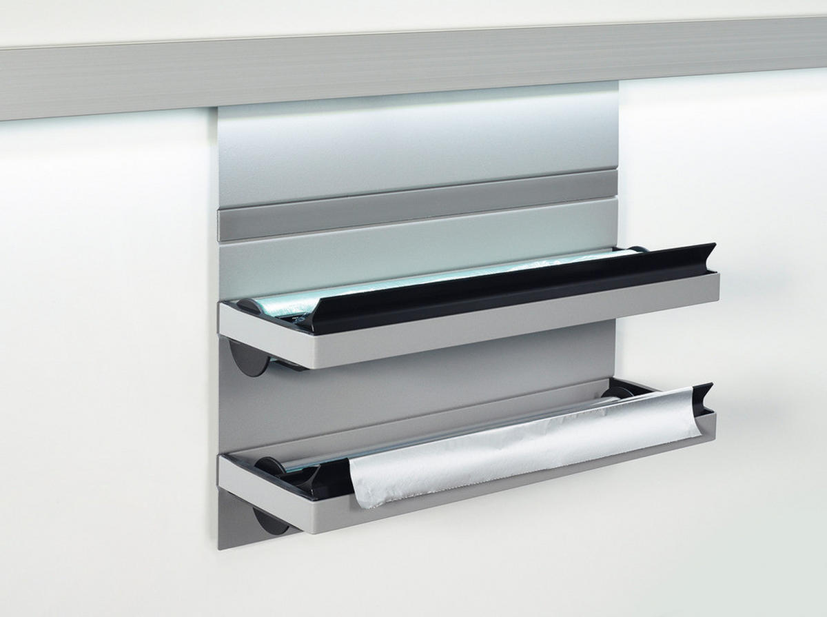 FOLIENABROLLER 35/30/11 cm  in Grau  - Grau, Basics, Metall (35/30/11cm) - HKT