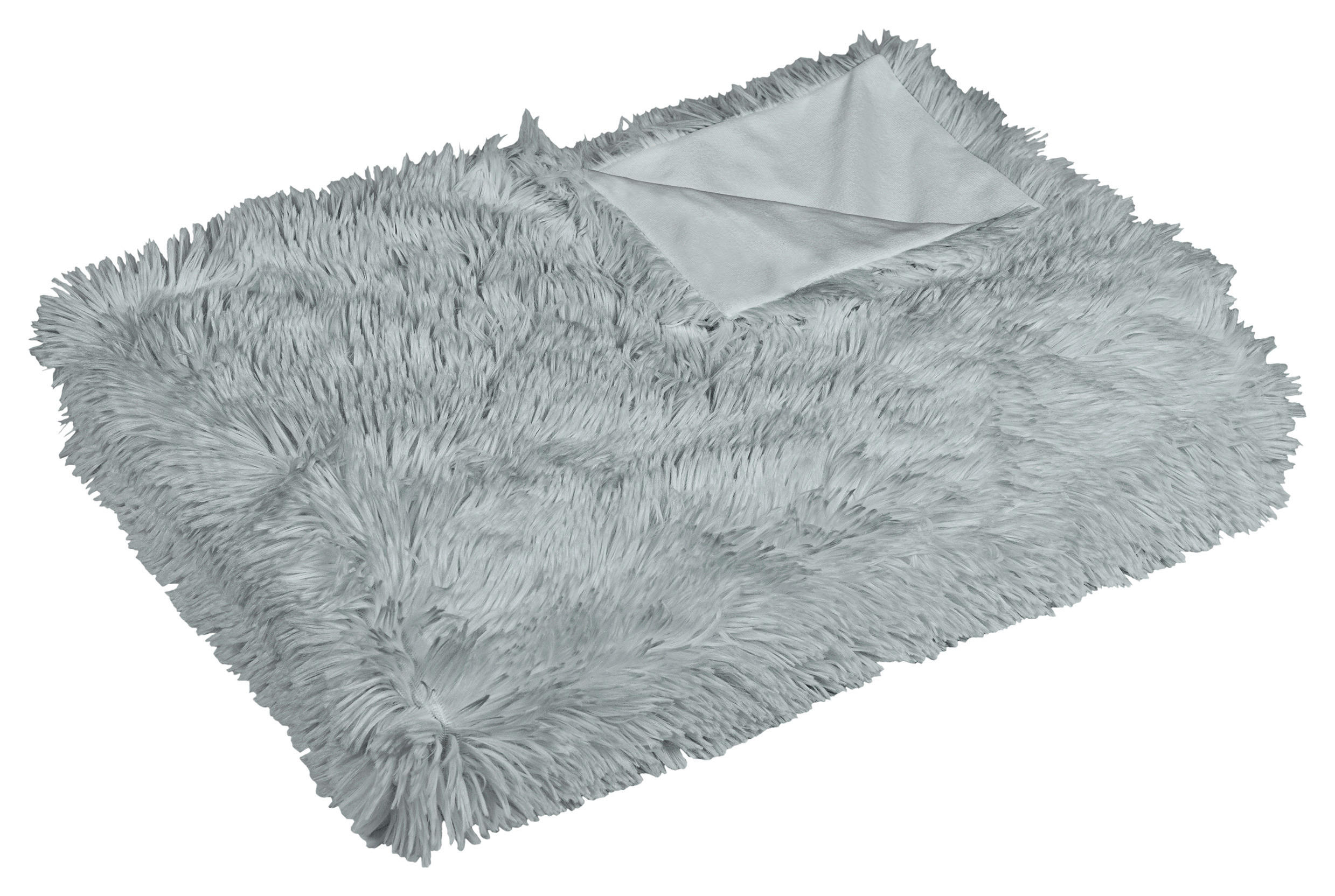 Kuscheldecke Carina Silberfarben 150x200 cm