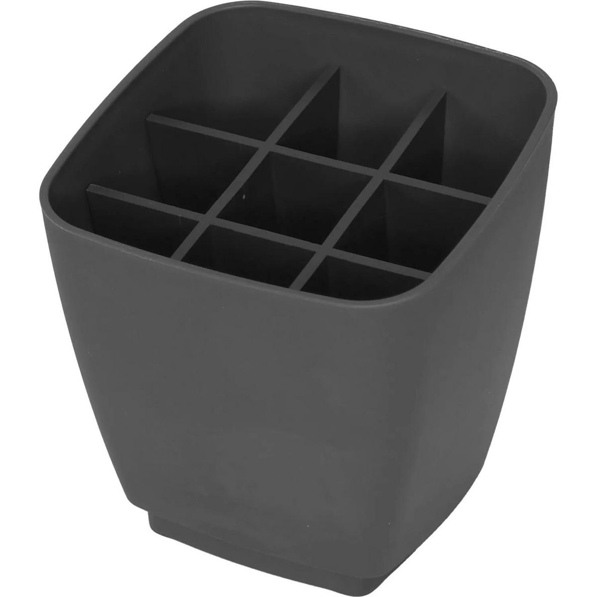 KRÄUTERTOPF  - Schwarz, Basics, Kunststoff (25/3,8/4,4cm) - HKT