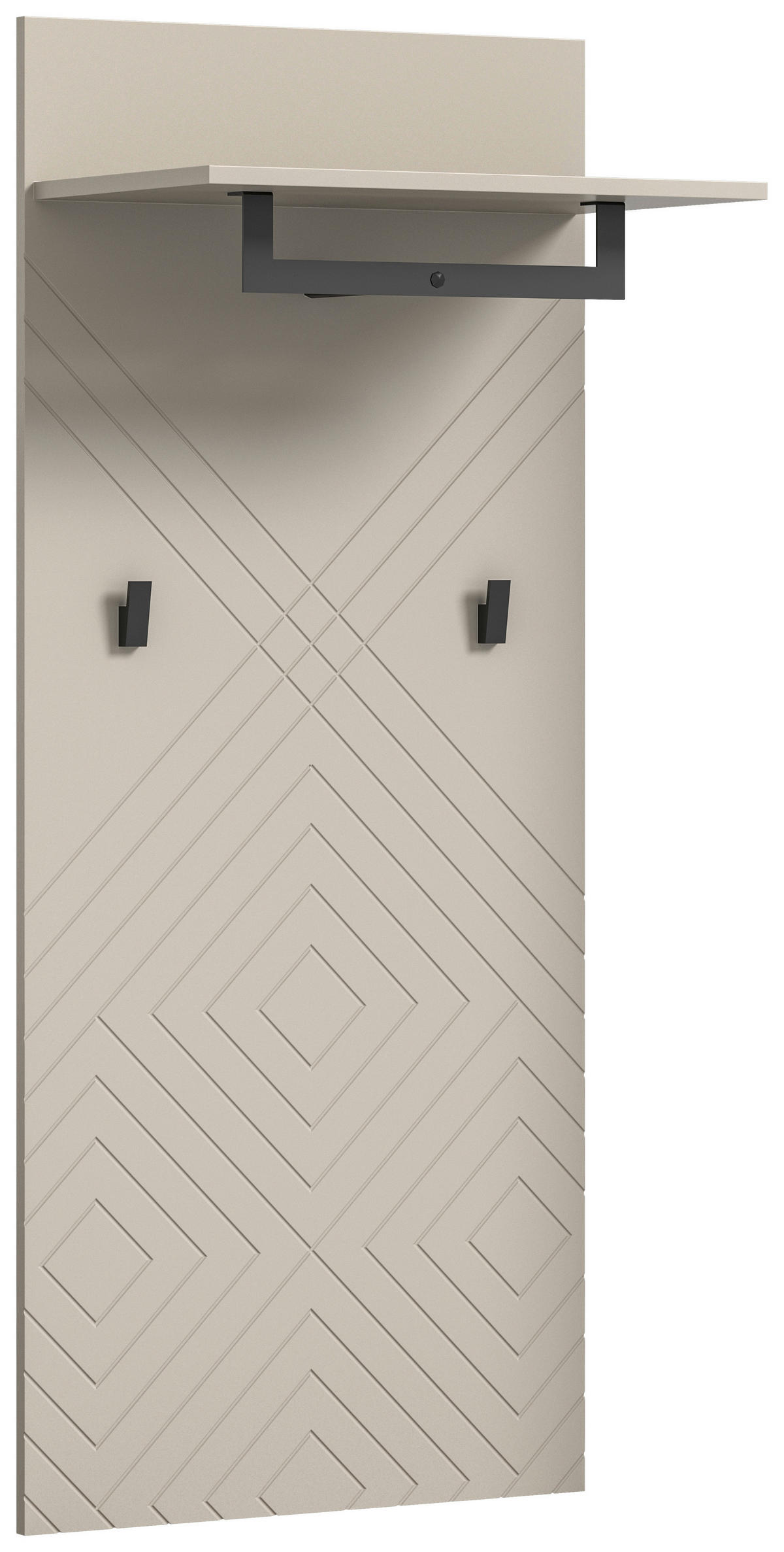 GARDEROBNI PANEL - Design, leseni material (60/140/35cm) - MID.YOU