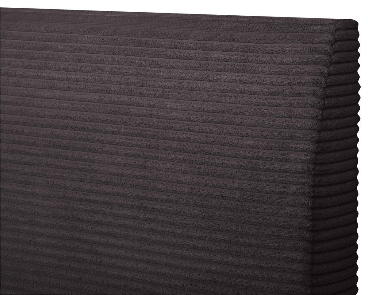 BOXSPRINGBETT 160/200 cm  in Mokka  - Schwarz/Mokka, Konventionell, Holz/Textil (160/200cm) - Carryhome