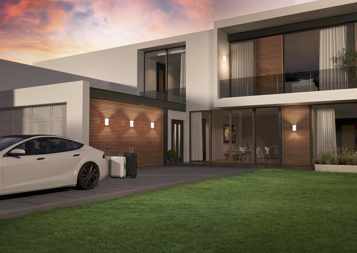 AUßENWANDLEUCHTE 11/6,5/19 cm   - Weiß, Design, Kunststoff/Metall (11/6,5/19cm) - Eglo