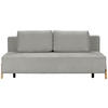 SCHLAFSOFA in Textil Hellgrau  - Hellgrau/Naturfarben, Design, Holz/Textil (211/88/102cm) - Niels Andersson