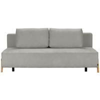 SCHLAFSOFA in Textil Hellgrau  - Hellgrau/Naturfarben, Design, Holz/Textil (211/88/102cm) - Niels Andersson