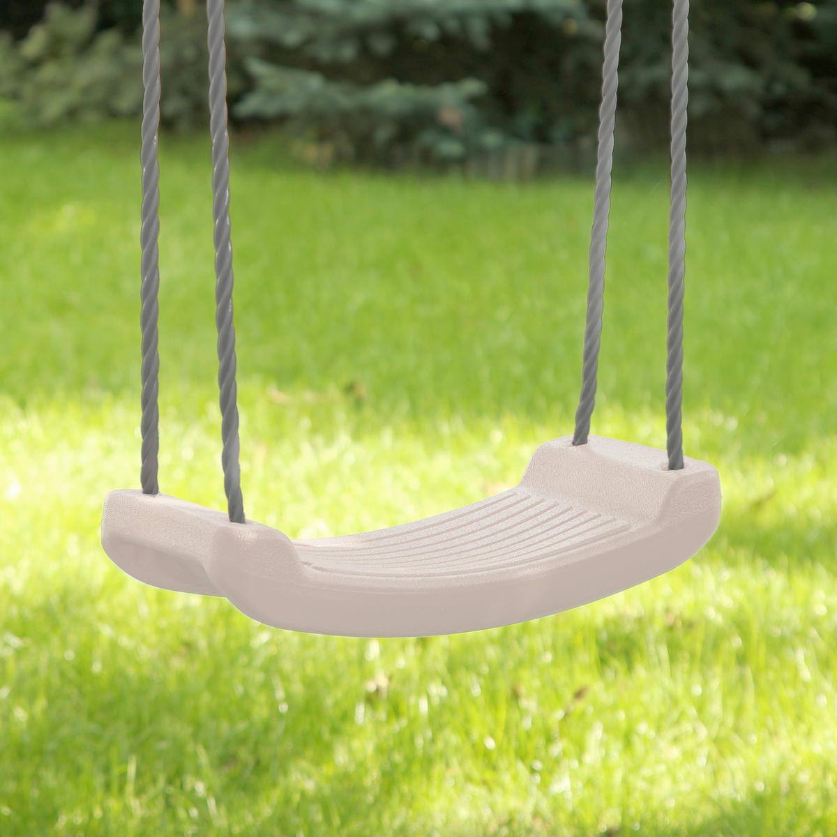 SCHAUKEL DOUBLE METAL axi  - Anthrazit/Weiß, Basics, Kunststoff/Metall (210/217/210cm) - Ambia Garden