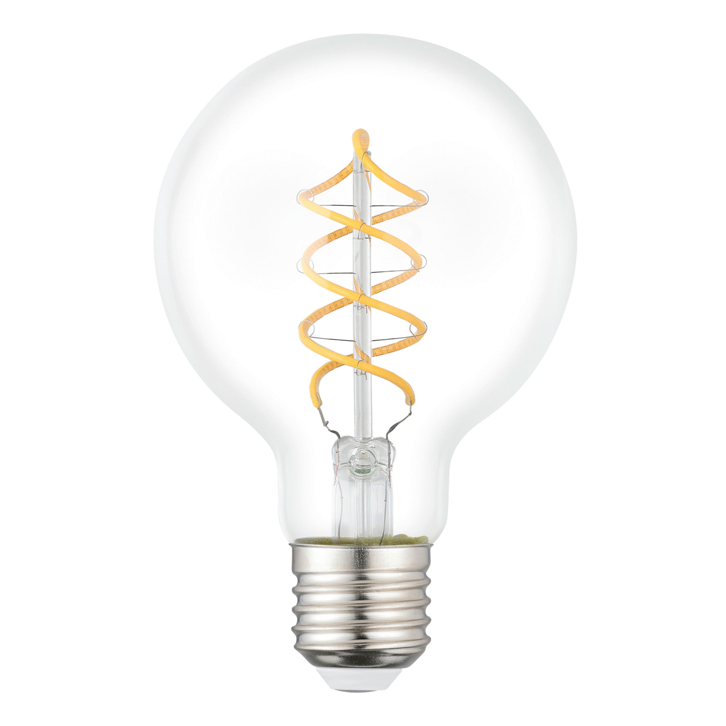 LED-LEUCHTMITTEL   E27 7,3 W  - Klar, Basics, Glas (8/12,6cm) - Eglo