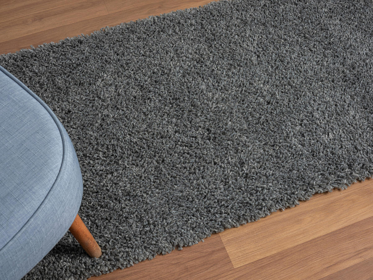 HOCHFLORTEPPICH 80/200 cm My Shaggy  - Grau, Basics, Textil (80/200cm)