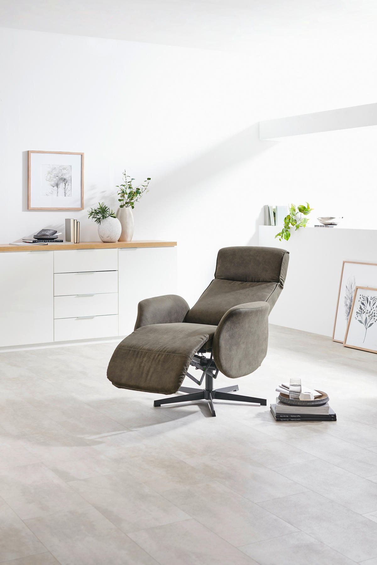 POČIVALNIK,  siva kovina, tekstil - črna/siva, Design, kovina/tekstil (73/77-111/82-160cm) - Xora