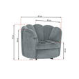 COCKTAILSESSEL - Schwarz/Braun, LIFESTYLE, Textil/Metall (97/76/90cm) - Landscape