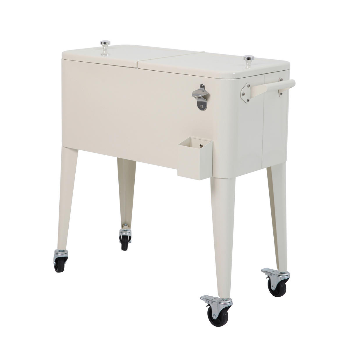 KÜHLBOX VEBA Beige  - Beige, LIFESTYLE, Kunststoff/Metall (43/89/91cm)