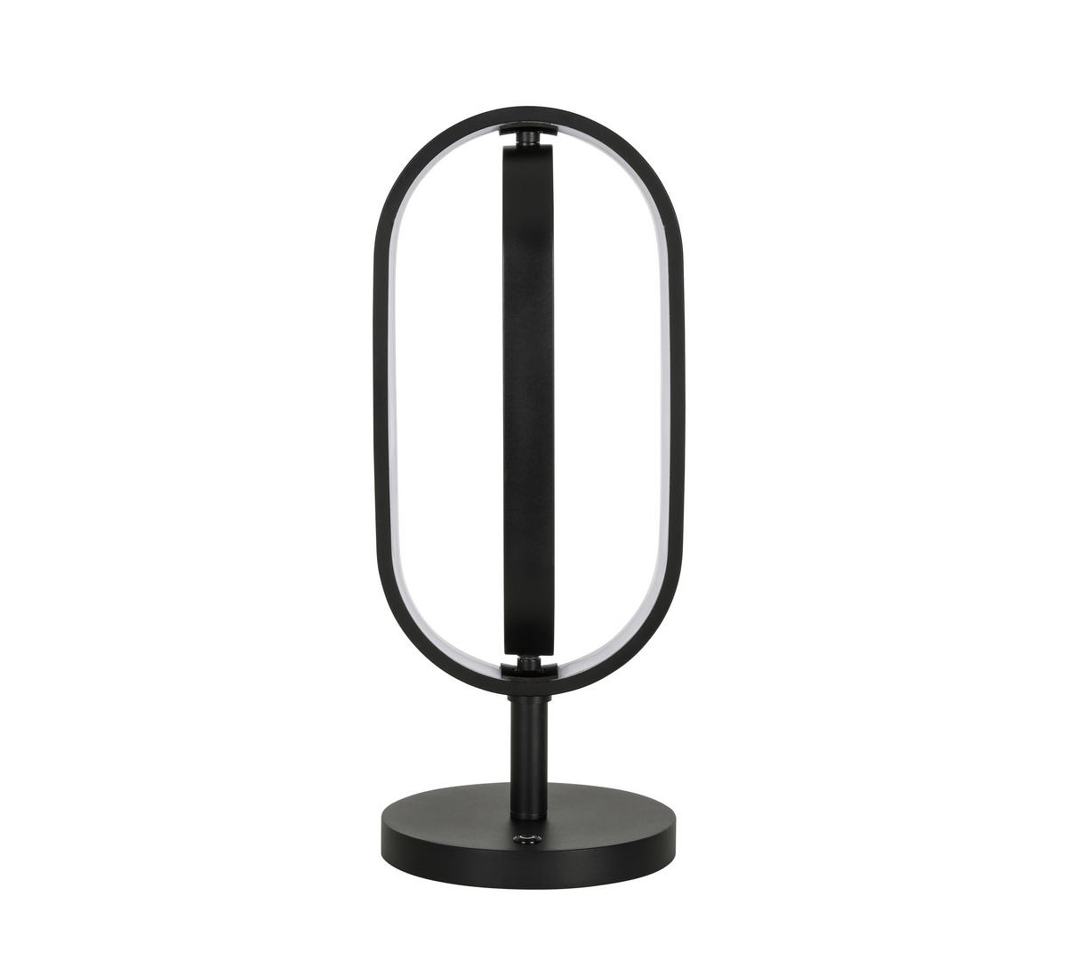 LED-TISCHLEUCHTE - Schwarz, Design, Kunststoff/Metall (21/50cm) - Novel