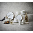 KOMBISERVICE GLOSSY 20-teilig - Beige/Creme, Trend, Keramik - Novel