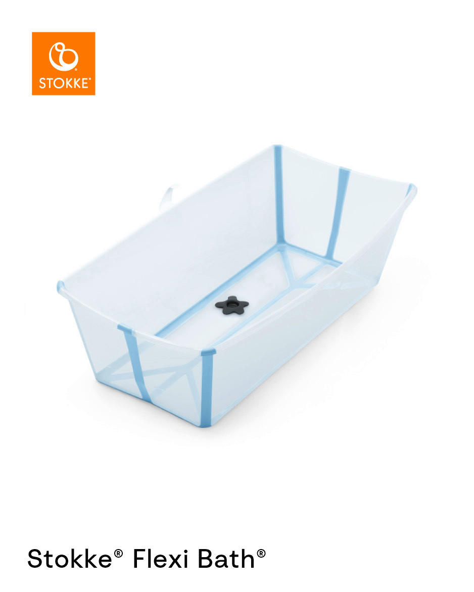 OTROŠKA KOPALNA KAD  FLEXI BATH XL  24/40/80 cm        - modra, Basics, umetna masa (24/40/80cm) - Stokke