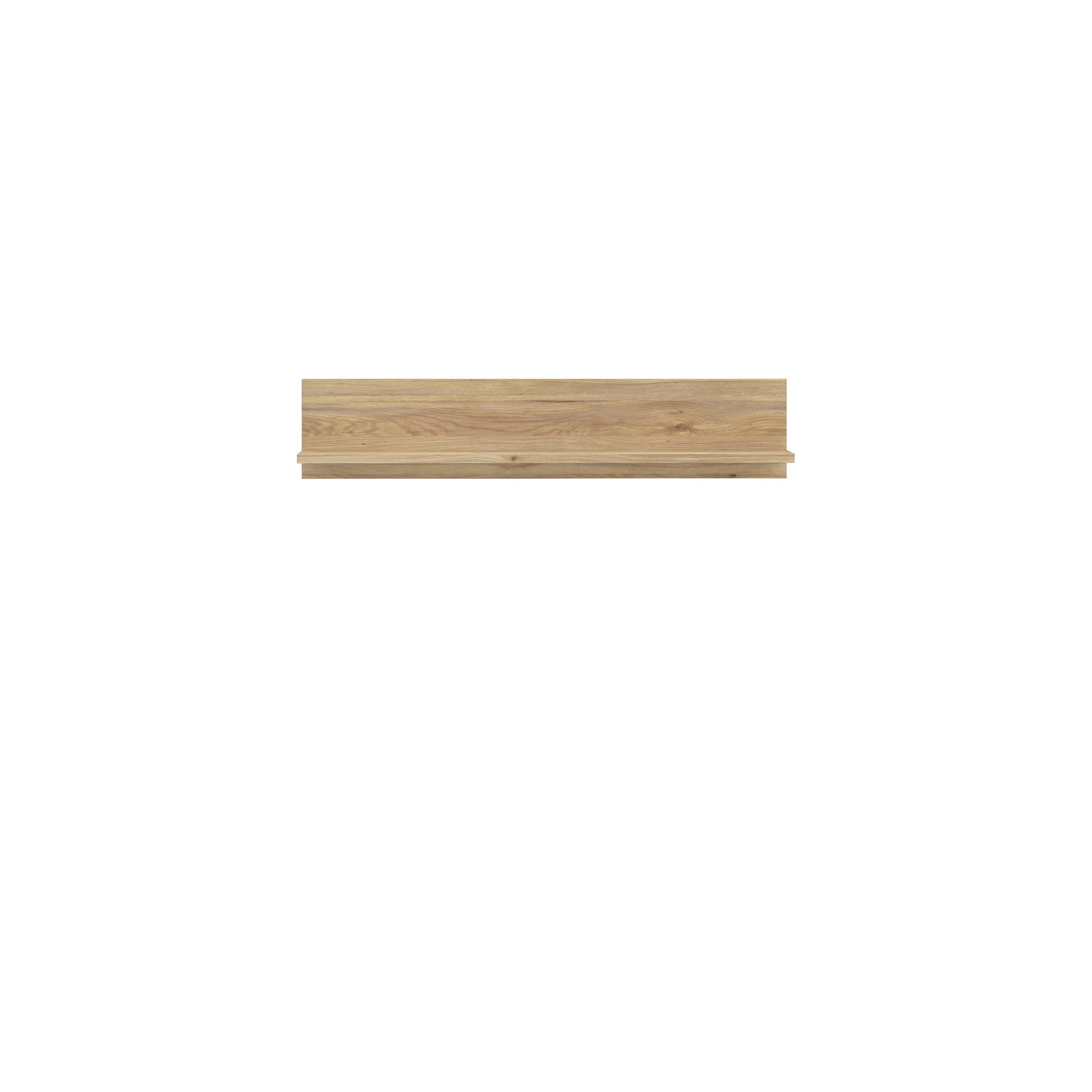 STENSKA POLICA - barve hrasta, Moderno, leseni material (125/25,6/21,9cm) - Hom`in