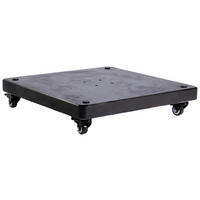 SONNENSCHIRMSTÄNDER - Schwarz, Basics, Stein (80/8/80cm) - Tierra Outdoor