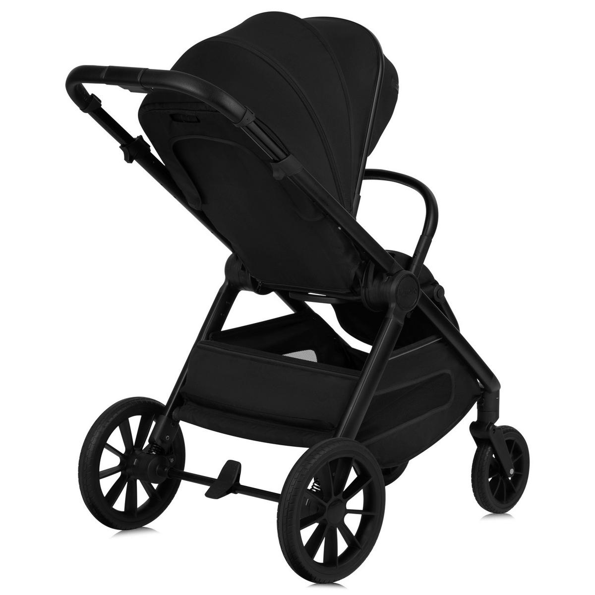 KINDERWAGENSET LO-Layla 2in1  - Schwarz, Basics (94/62/115cm) - Lionelo