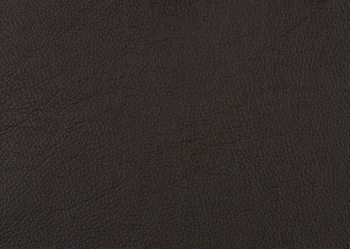 ECKSOFA in Echtleder Dunkelbraun  - Dunkelbraun/Silberfarben, Design, Leder/Metall (200/315cm) - Chilliano