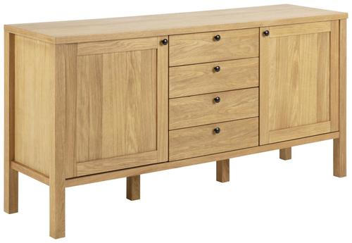 Anrichte in furniert Eiche Eichefarben