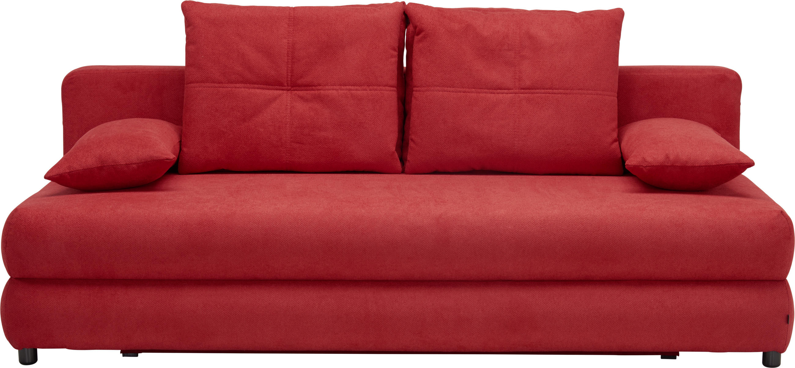 Schlafsofa in Textil Rot