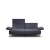 2,5-SITZER in Chenille Blau  - Blau/Schwarz, Design, Textil/Metall (204-234/85/86-94cm) - SENSOO
