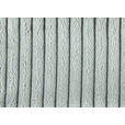 ECKSOFA in Cord, Velours Grau  - Schwarz/Graphitfarben, MODERN, Textil/Metall (180/302cm) - Venda