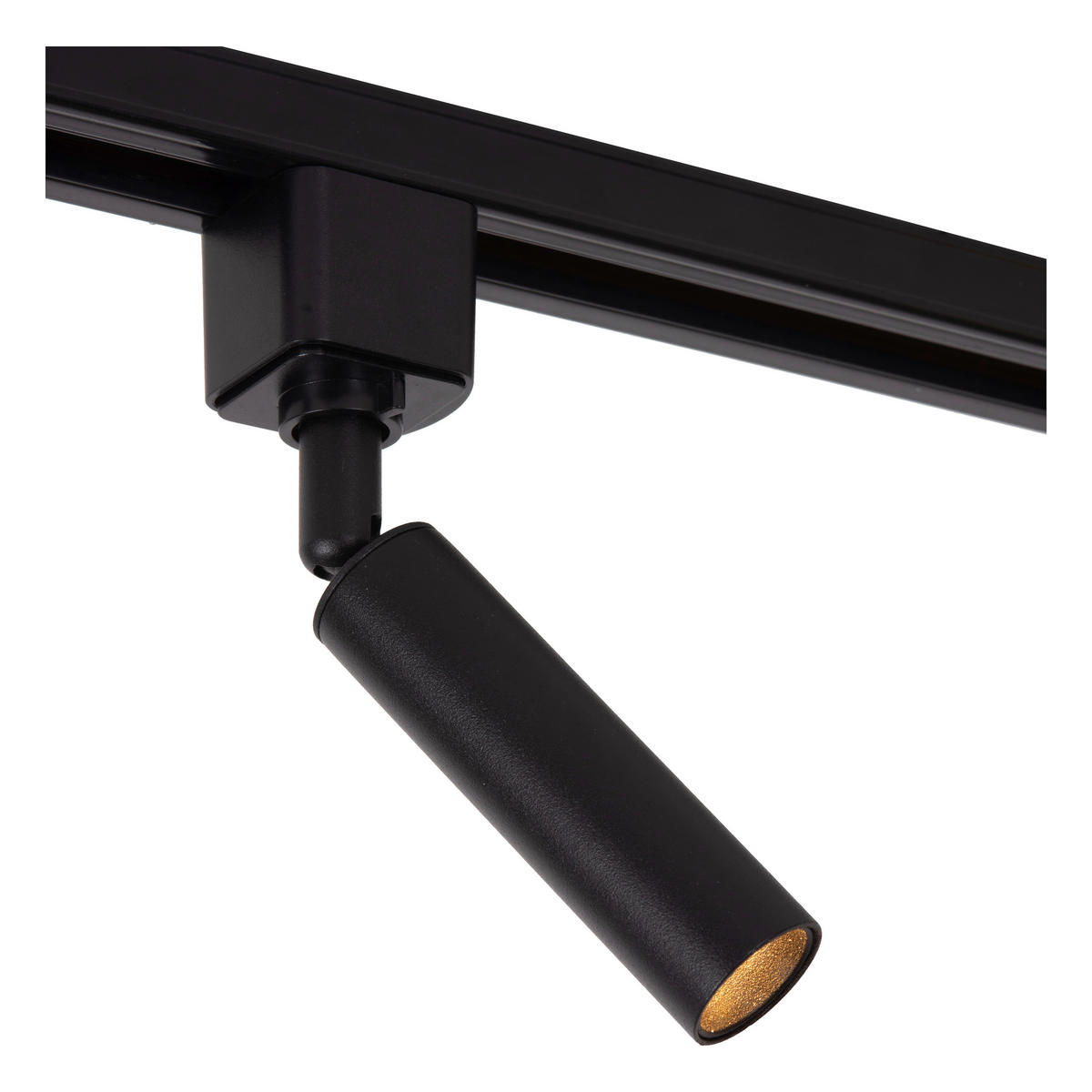 SCHIENENSYSTEM Track 3.9/3.9/16.7 cm   - Schwarz, Basics, Metall (3.9/3.9/16.7cm) - Lucide
