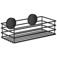 DUSCHKORB BESLAGSBODEN KÖRBE Schwarz  - Schwarz, Basics, Metall (25/5/12cm) - Smedbo