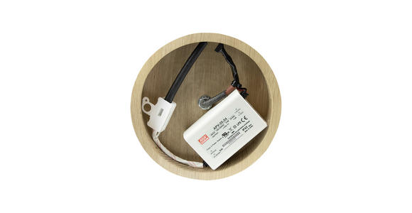 LED-HÄNGELEUCHTE 42/42/100 cm - Braun, Natur, Holz (42/42/100cm) - Dieter Knoll