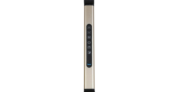 LED-SCHREIBTISCHLEUCHTE 98/20/22,5 cm  - Champagner/Schwarz, Design, Kunststoff/Metall (98/20/22,5cm) - Novel