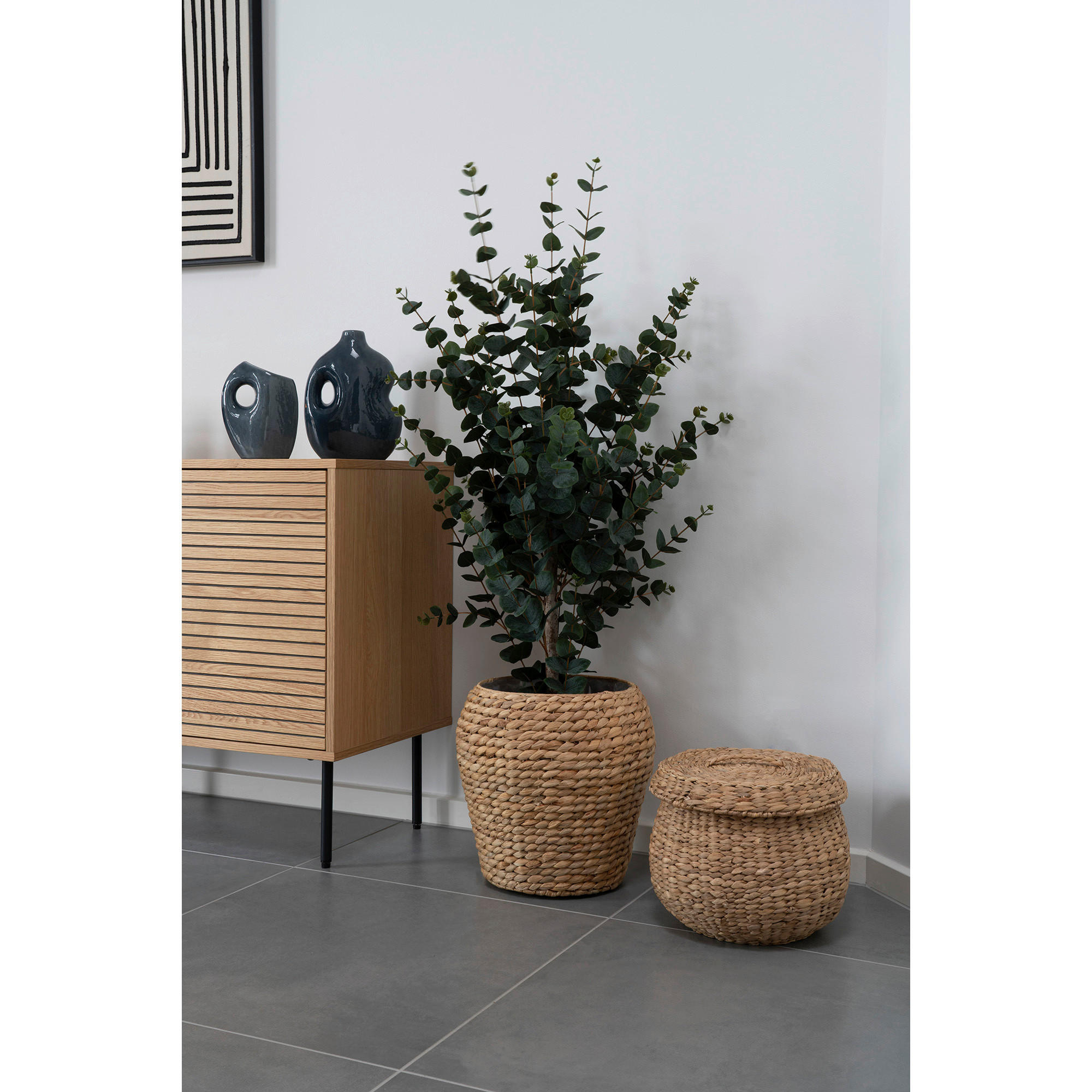 PFLANZENTOPF   - Hellbraun, Design, Holz (34.5/34.5/34.5cm)