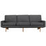 DREISITZER-SOFA in Textil Anthrazit - Anthrazit, Design, Holz/Textil (216/76/76cm) DREISITZER-SOFA in Textil Anthrazit - Anthrazit, Design, Holz/Textil (216/76/76cm)