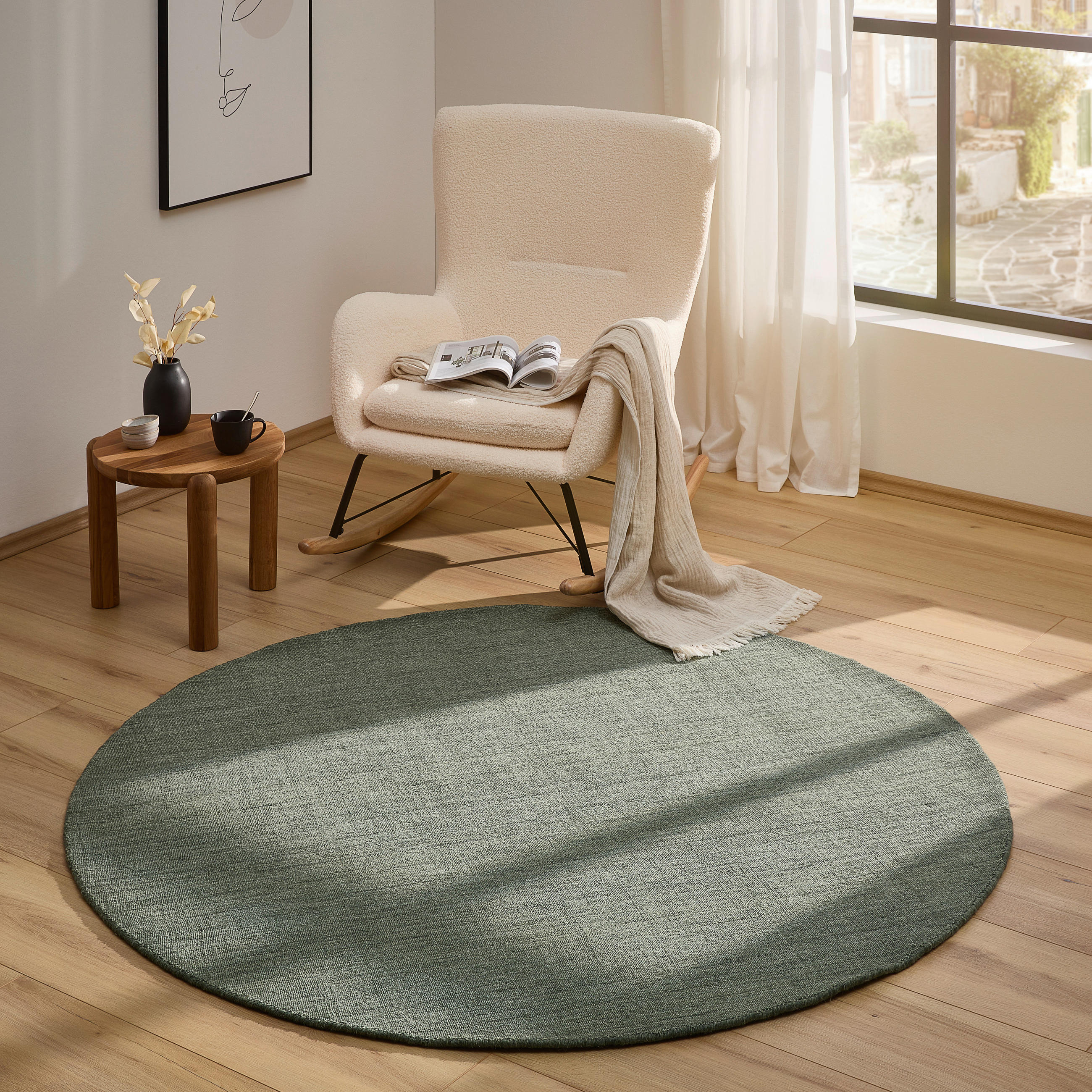 ORIENTTEPPICH 160 cm Grün  - Grün, Basics, Textil (160cm) - Cazaris
