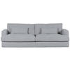 BIGSOFA in Cord Grau  - Schwarz/Grau, Romantik / Landhaus, Kunststoff/Textil (270/67/120cm) - Landscape