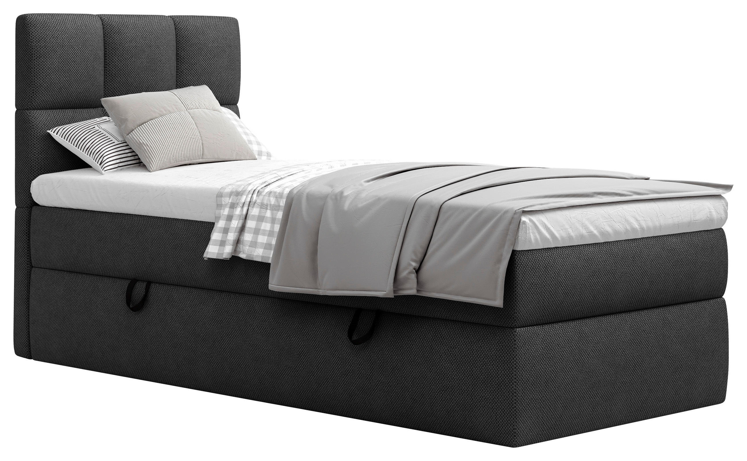 BOXSÄNG 90/200 cm  i svart  - svart, Modern, trämaterial/trä (90/200cm) - Best Price